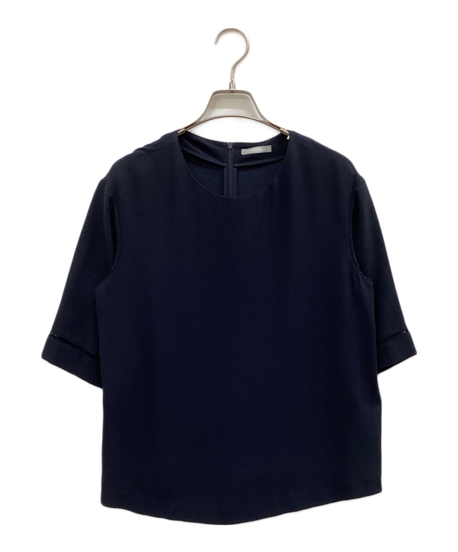 美品　theory luxe 半袖 ブラウス 38濃紺 中古・古着通販】theory luxe (セオリーリュクス) Flow Maisie 半袖