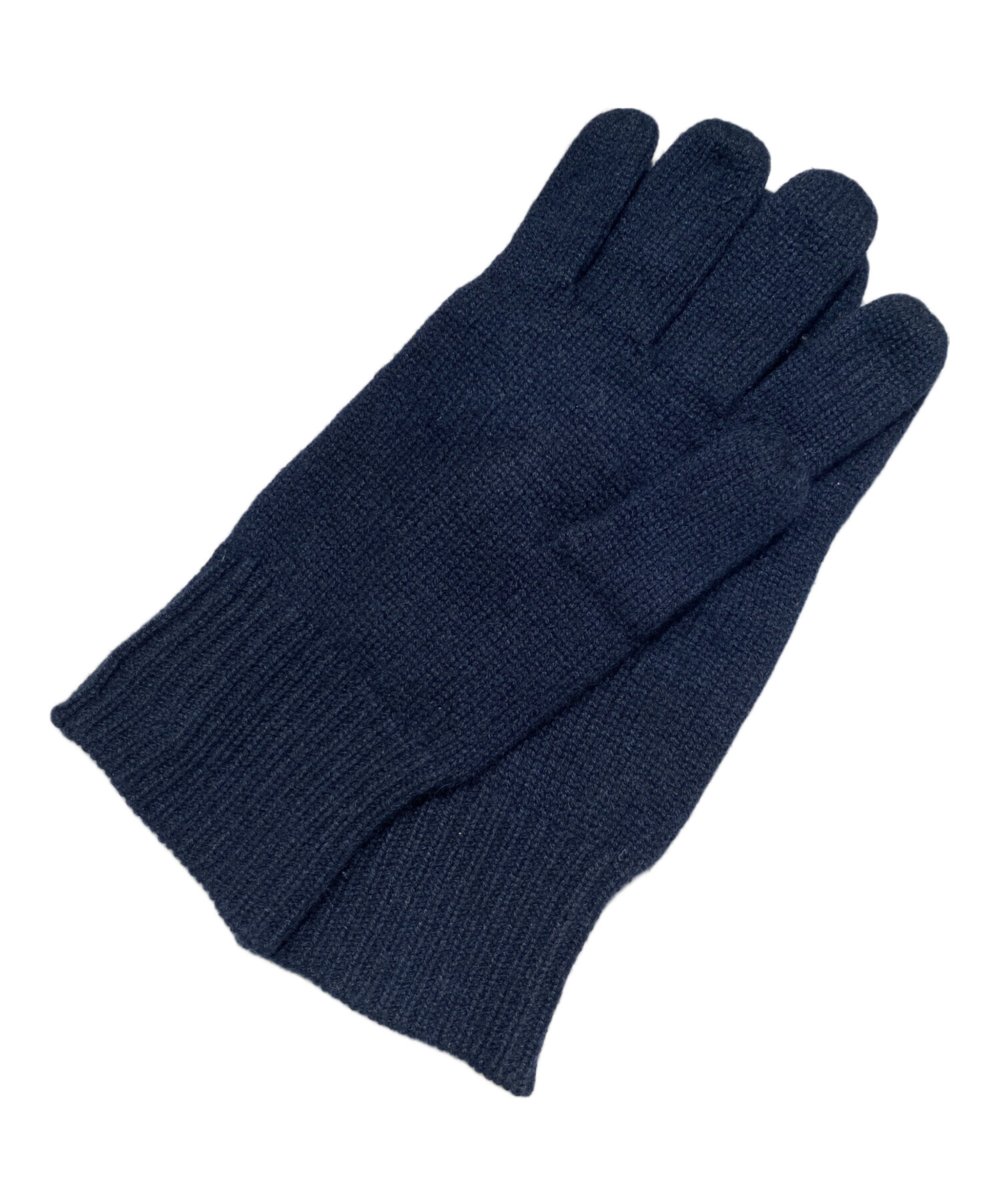 中古・古着通販】HERMES (エルメス) ワルシャワ手袋 ネイビー サイズ:M