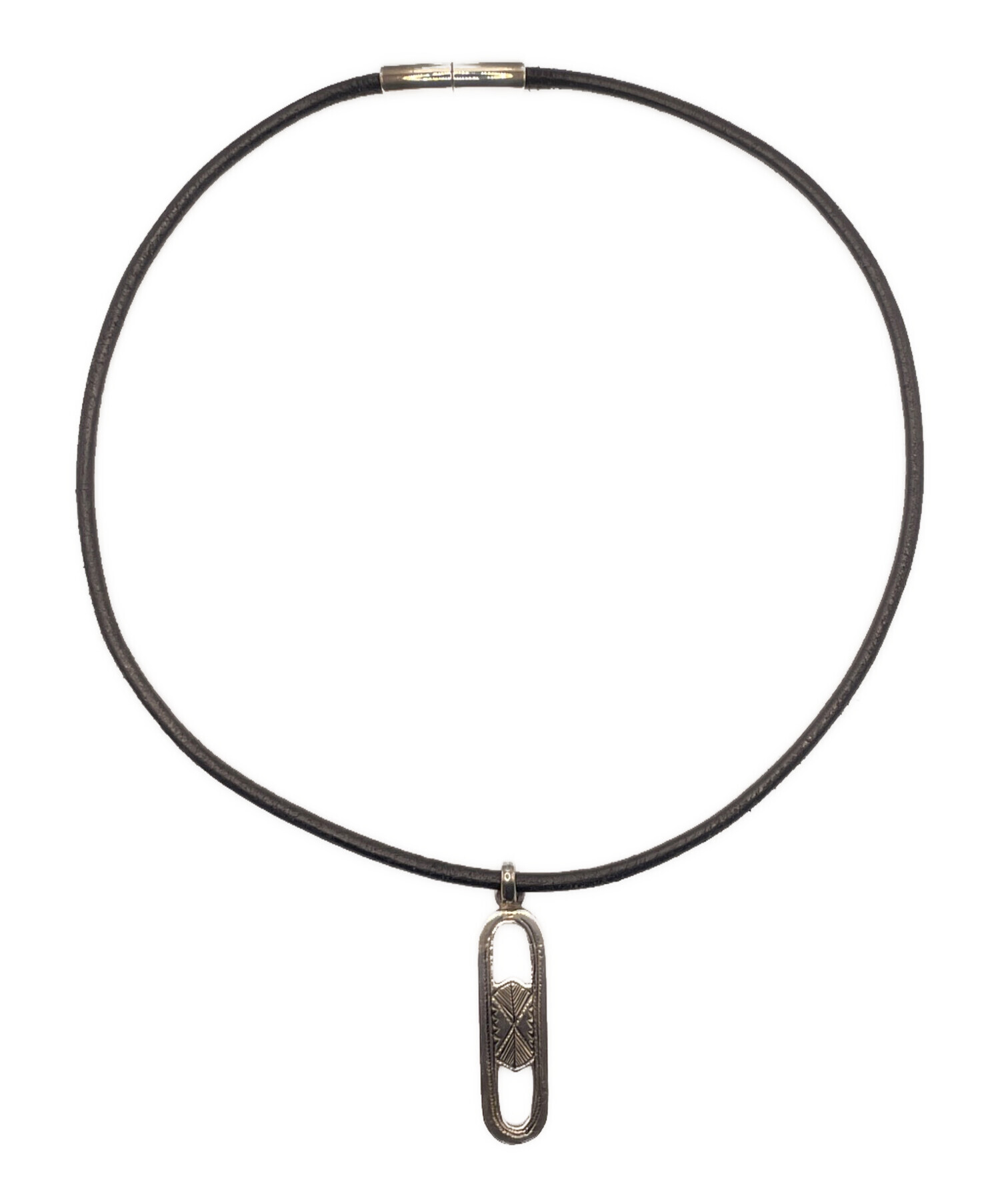 エルメス　トゥアレグ　ネックレス 中古・古着通販】HERMES (エルメス) トゥアレグ ネックレス ブラック