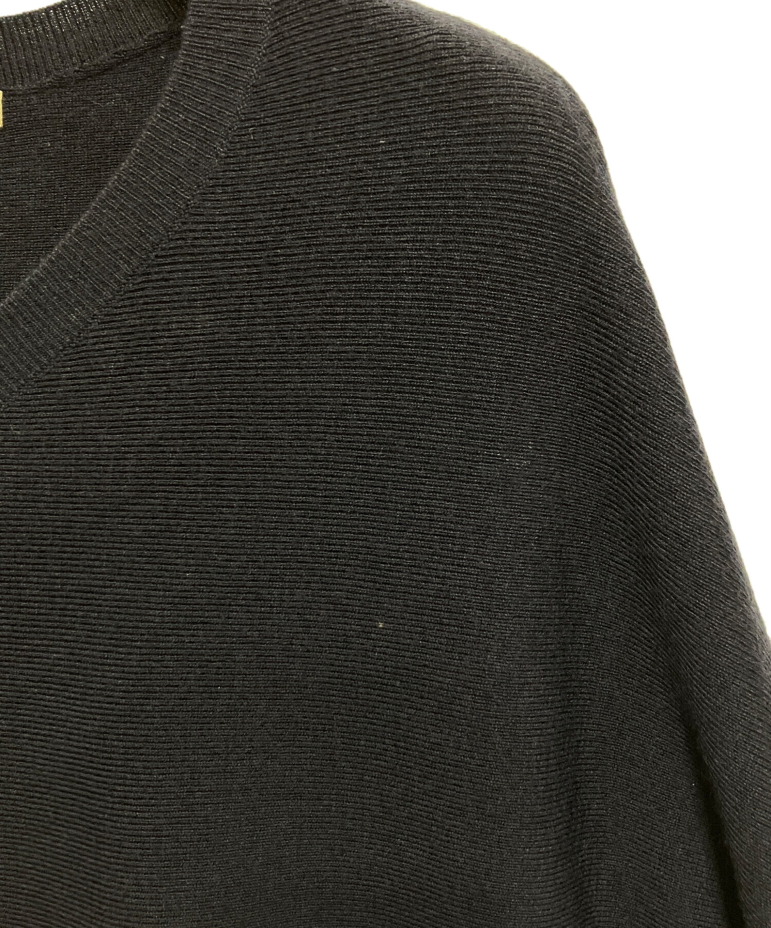 美品】カレンソロジー ニットフレアワンピース ネイビー Curensology