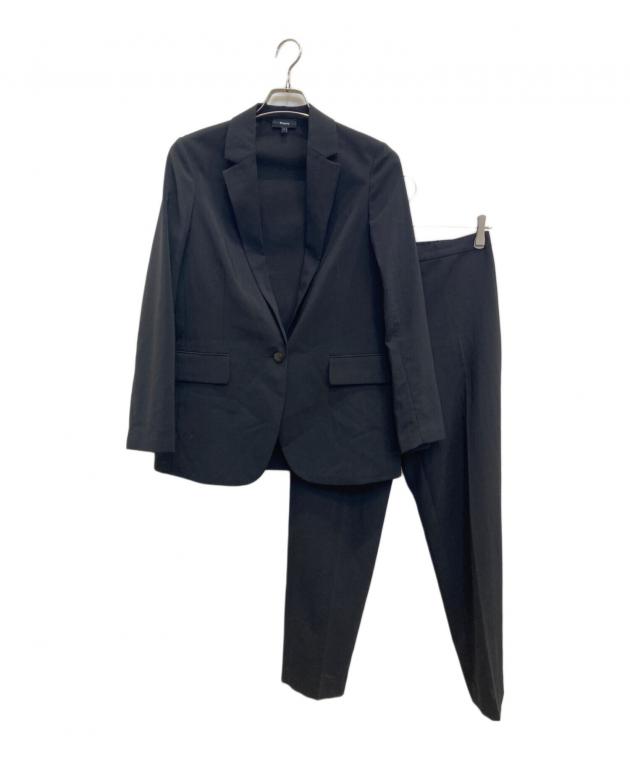 中古・古着通販】theory (セオリー) パンツスーツ ブラック サイズ:JK