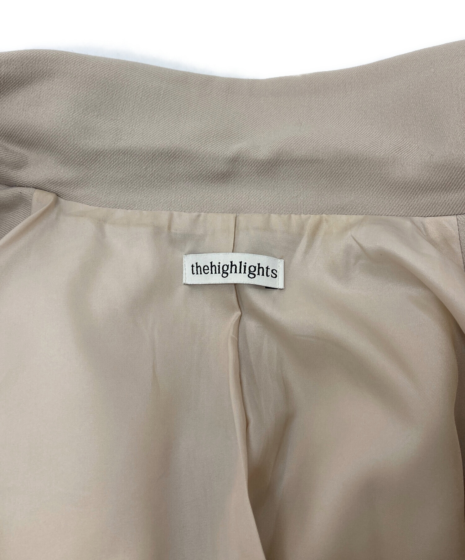 中古・古着通販】thehighlights (ザハイライツ) テーラードジャケット 中古・古着通販】thehighlights (ザハイライツ) テーラードジャケット