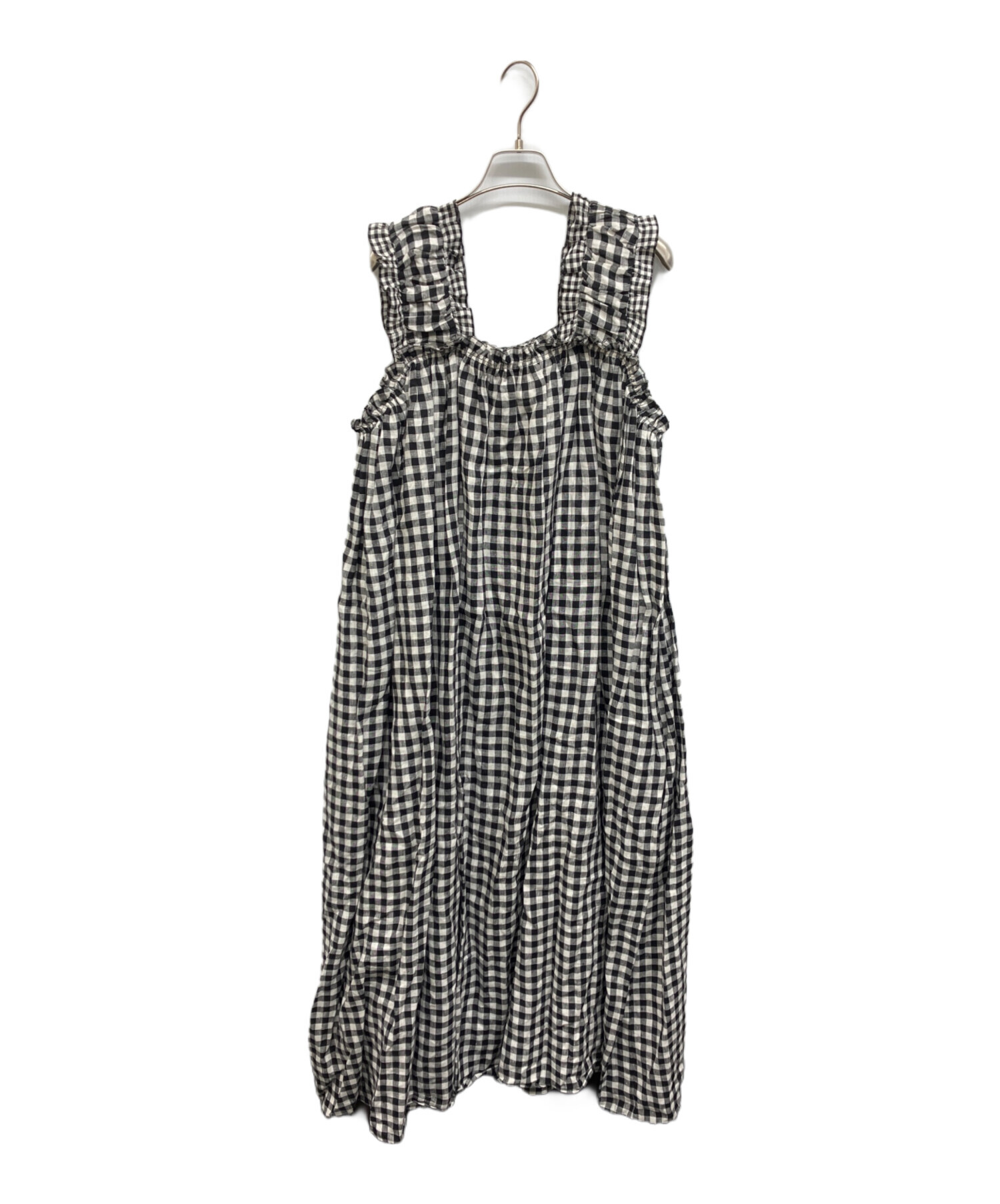 中古・古着通販】holiday (ホリデー) CHECK LINEN NIGHT DRESS