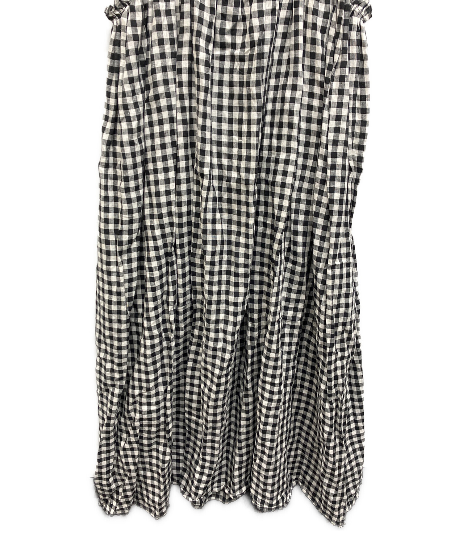 中古・古着通販】holiday (ホリデー) CHECK LINEN NIGHT DRESS