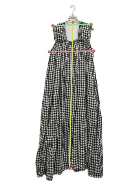 中古・古着通販】holiday (ホリデー) CHECK LINEN NIGHT DRESS 