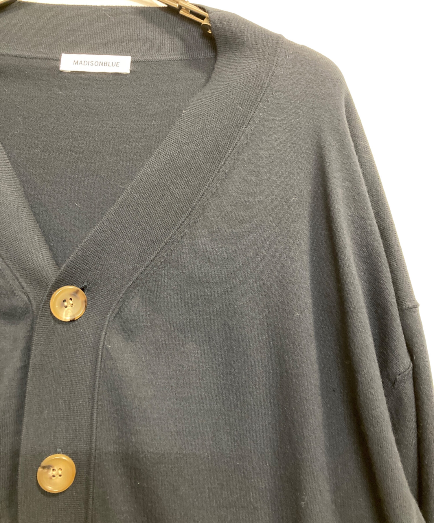 中古・古着通販】MADISON BLUE (マディソンブルー) LONG V CARDIGAN
