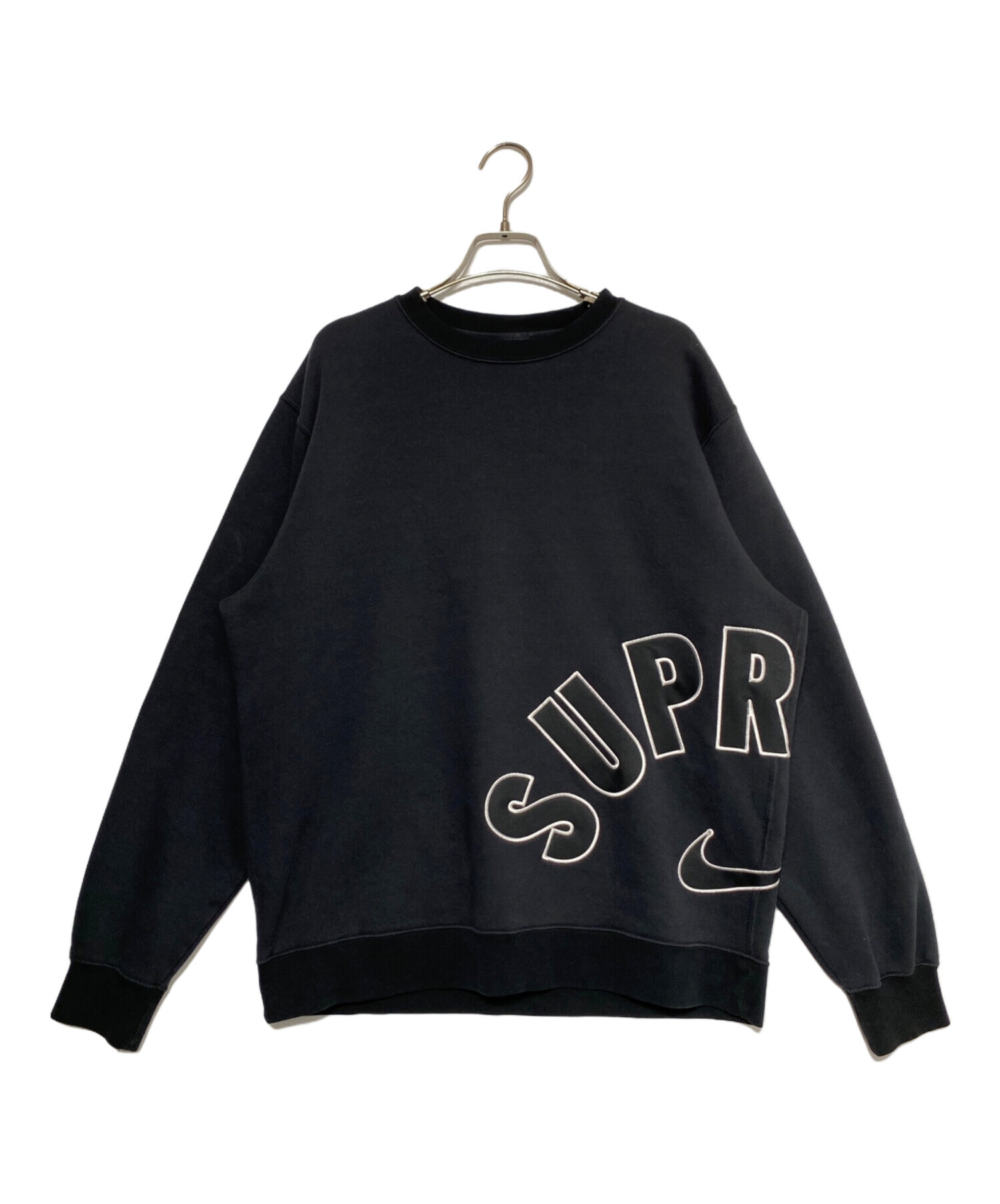Supreme × Nike Arc Crewneck ブラック スウェット M 中古・古着通販】Supreme (シュプリーム) NIKE (ナイキ) Arc Crewneck
