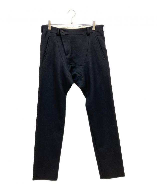 コムデ ギャルソン オム プリュス アシンメトリック パンツ ブラック 変形 M 中古・古着通販】COMME des GARCONS HOMME PLUS (コムデギャルソンオム