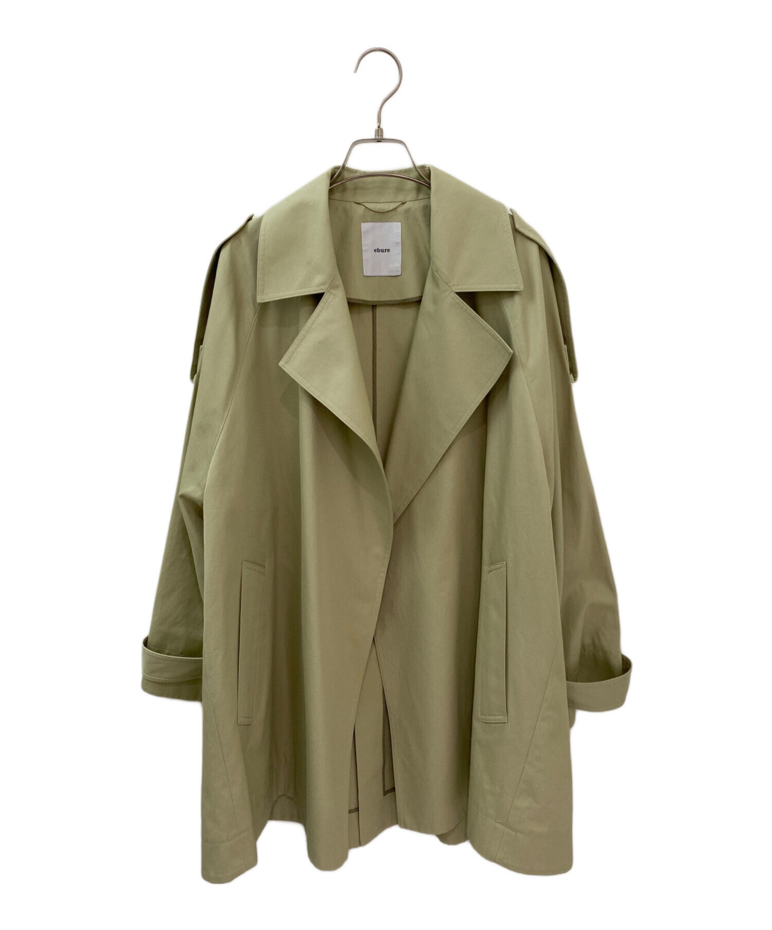 中古・古着通販】ebure (エブール) クリアコットンツイル ステンカラー