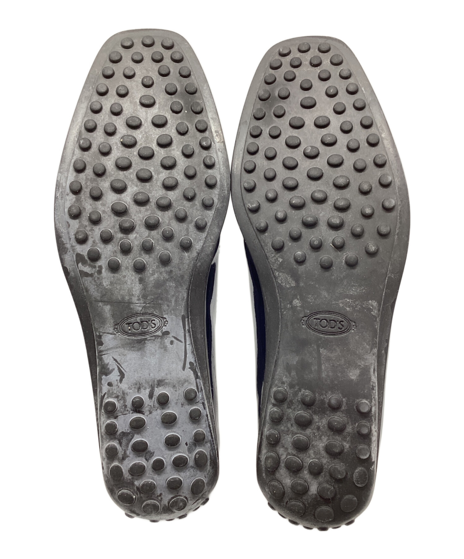 TOD'S トッズ レザースニーカー フリンジ　24cm ネイビー TOD'S (トッズ) レザー チェーン モカシンシューズ TDXXM42C0FJD90