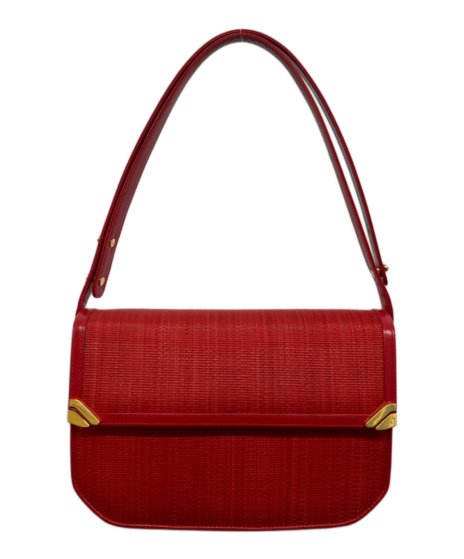 週末3000円お値下げ【新品未使用】コンテス ホースヘア ハンドバッグ 中古・古着通販】COMTESSE (コンテス) ホースヘアハンドバッグ レッド