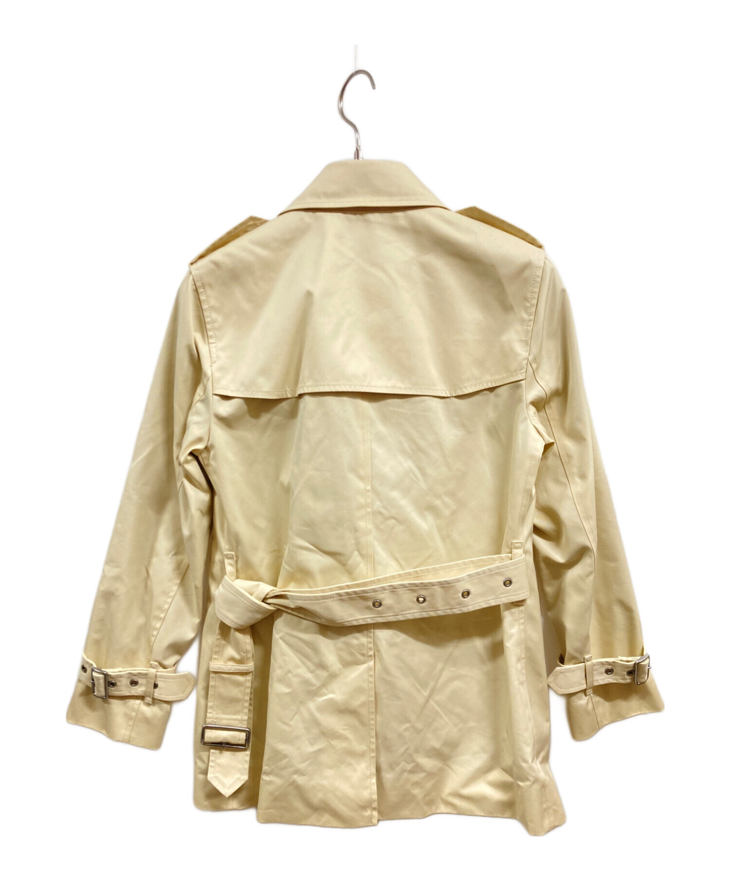 中古・古着通販】COACH (コーチ) ソリッドショートトレンチ ベージュ