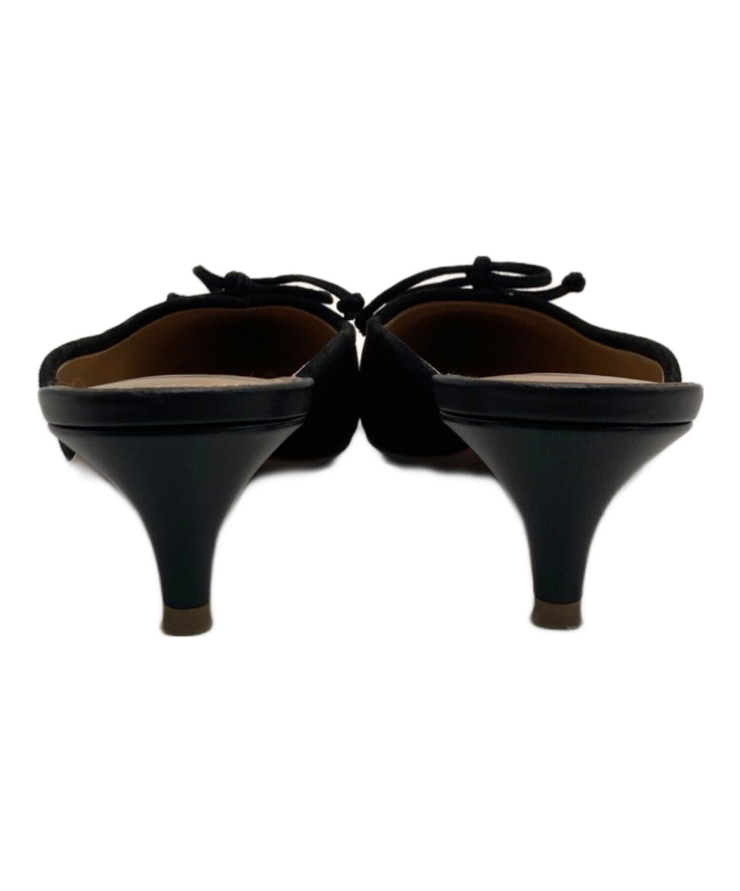 中古・古着通販】PELLICO (ペリーコ) CUORE ミュール ブラック サイズ