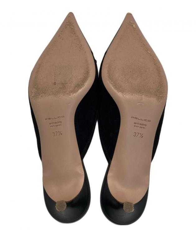 中古・古着通販】PELLICO (ペリーコ) CUORE ミュール ブラック サイズ