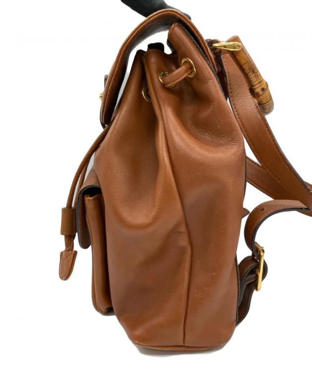 中古・古着通販】GUCCI (グッチ) バンブーミニリュック｜ブランド