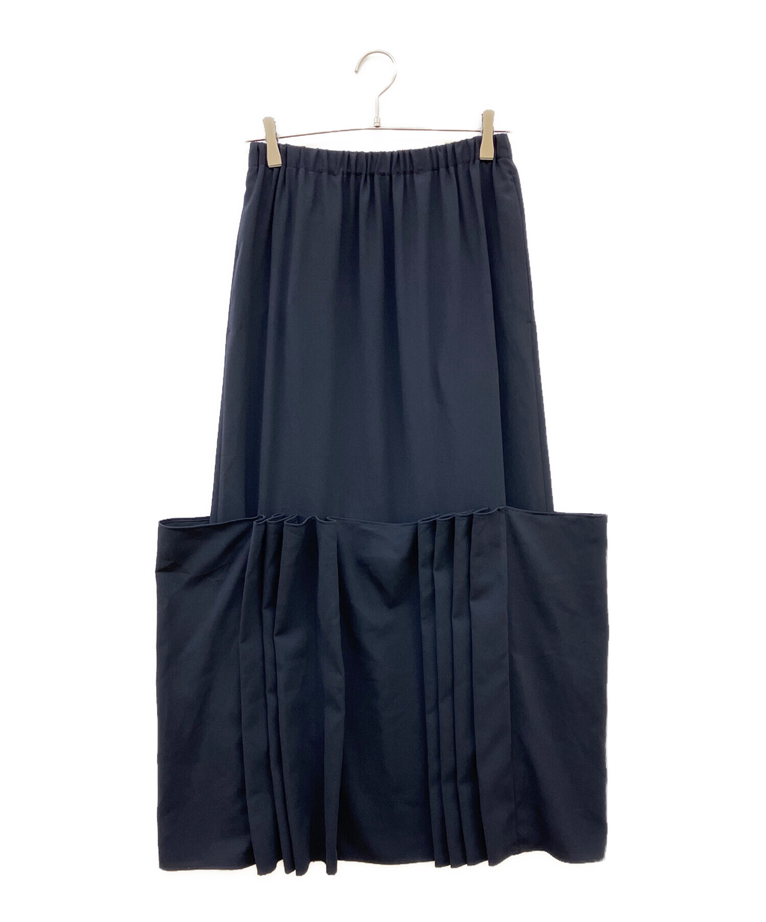 中古・古着通販】ENFOLD (エンフォルド) CONNECT-TACK SKIRT ネイビー