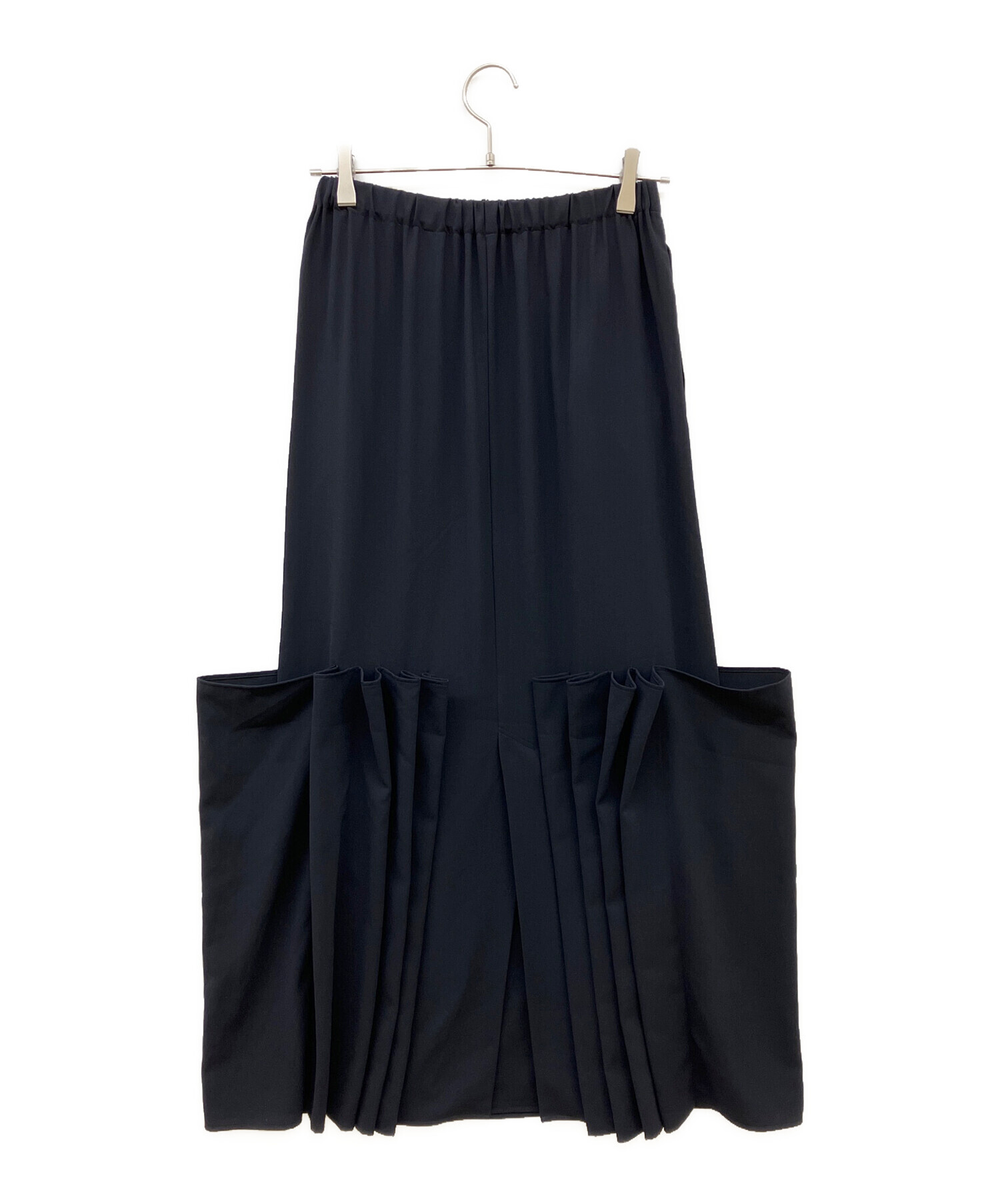 中古・古着通販】ENFOLD (エンフォルド) CONNECT-TACK SKIRT ネイビー