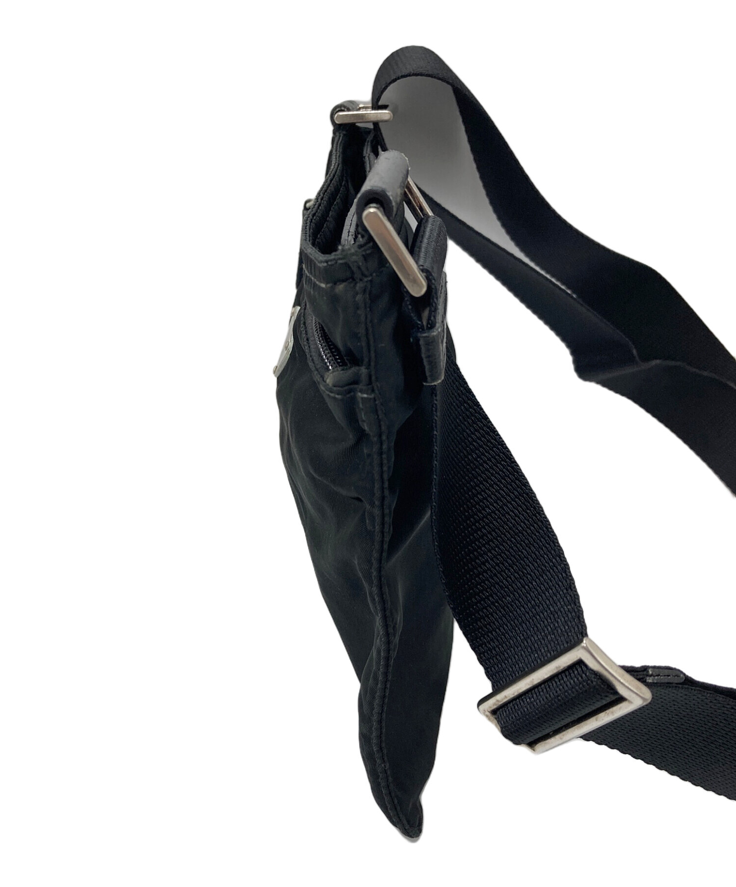 PRADA プラダ ショルダーバッグ ナイロン 中古・古着通販】PRADA (プラダ) ナイロンショルダーバッグ サコッシュ