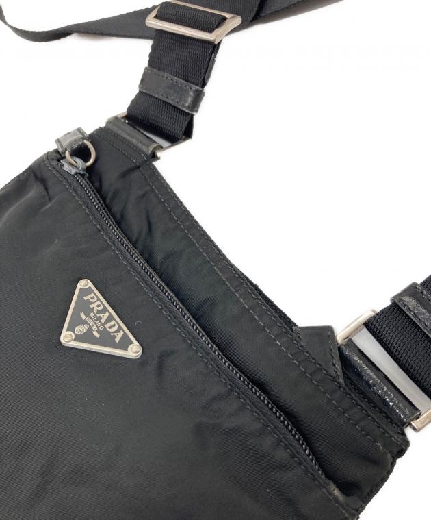 プラダ サコッシュ 中古・古着通販】PRADA (プラダ) ナイロンショルダーバッグ サコッシュ
