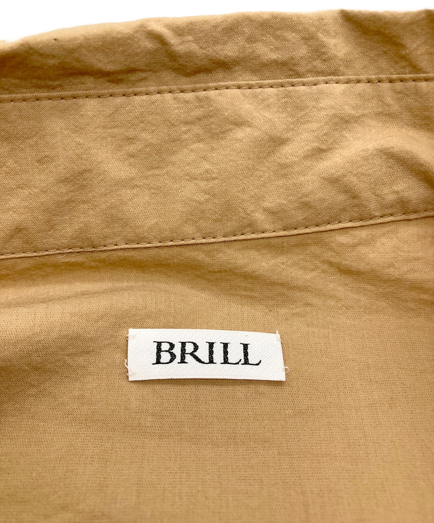 中古・古着通販】BRILL (ブリル) 長袖シャツ ベージュ サイズ:Free