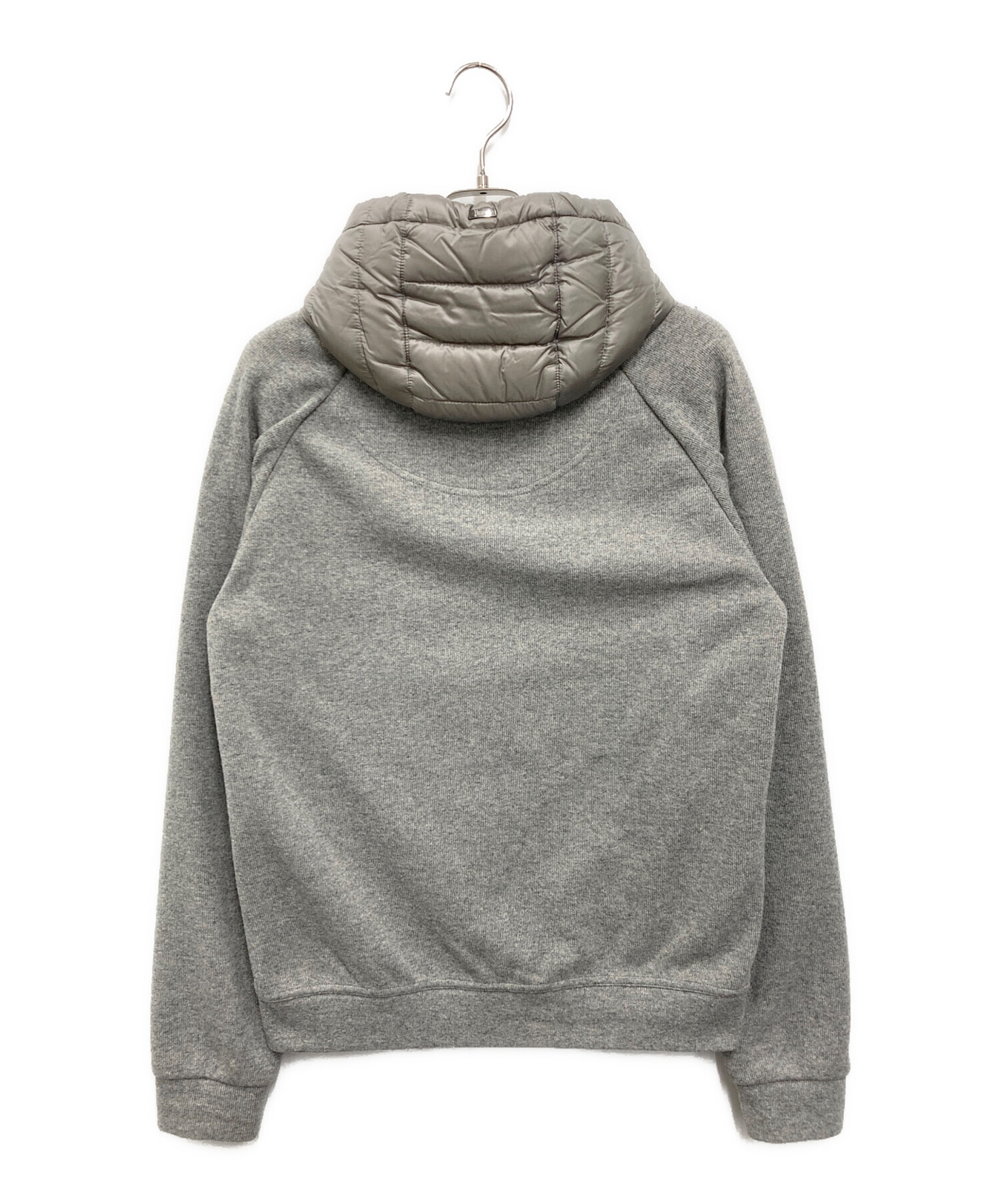 Herno フード付きライトグレージャケット　48 Herno フード付きダウンジャケット ライトグレー
