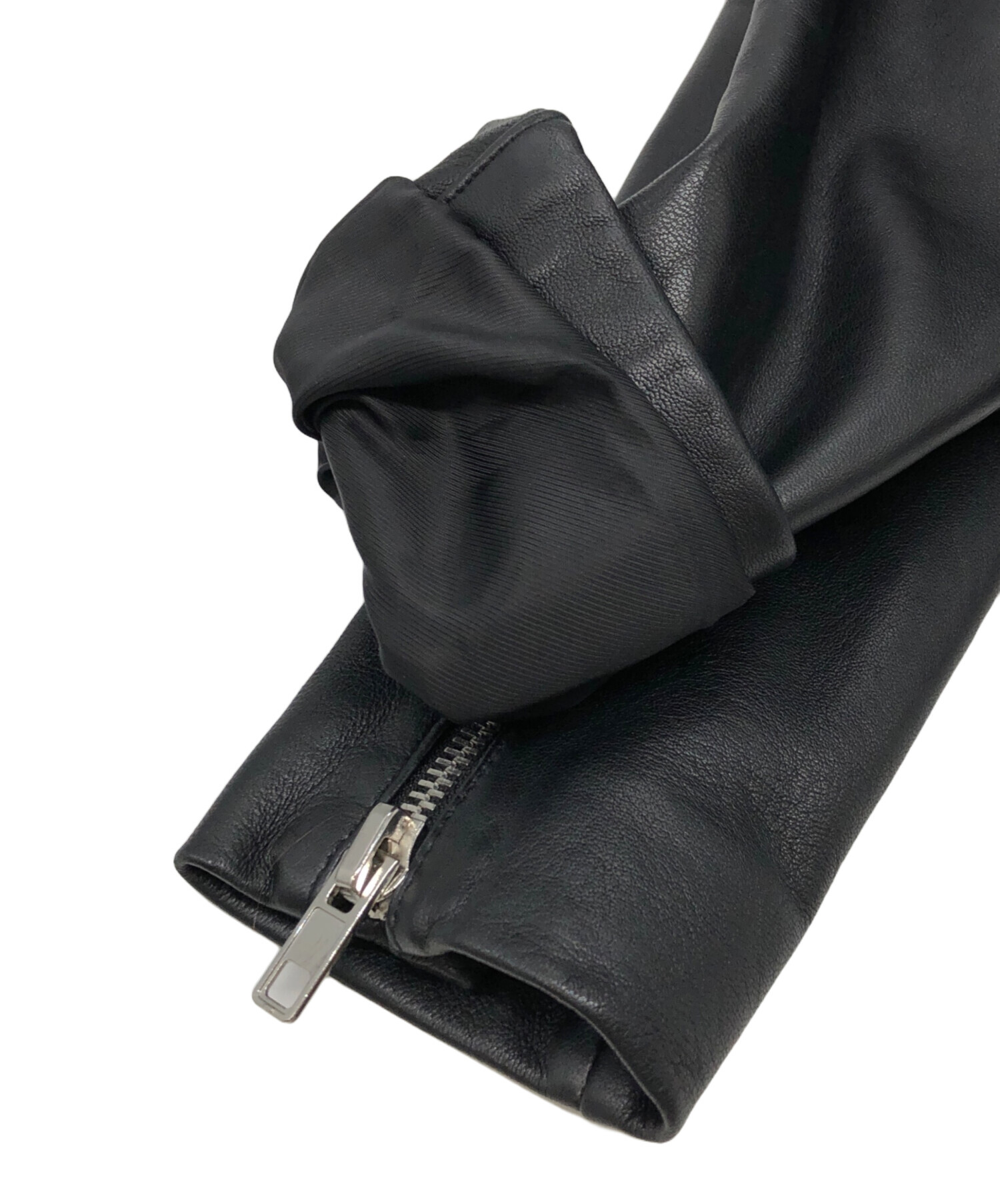 中古・古着通販】Sandro (サンドロ) ラムレザーダブルライダース