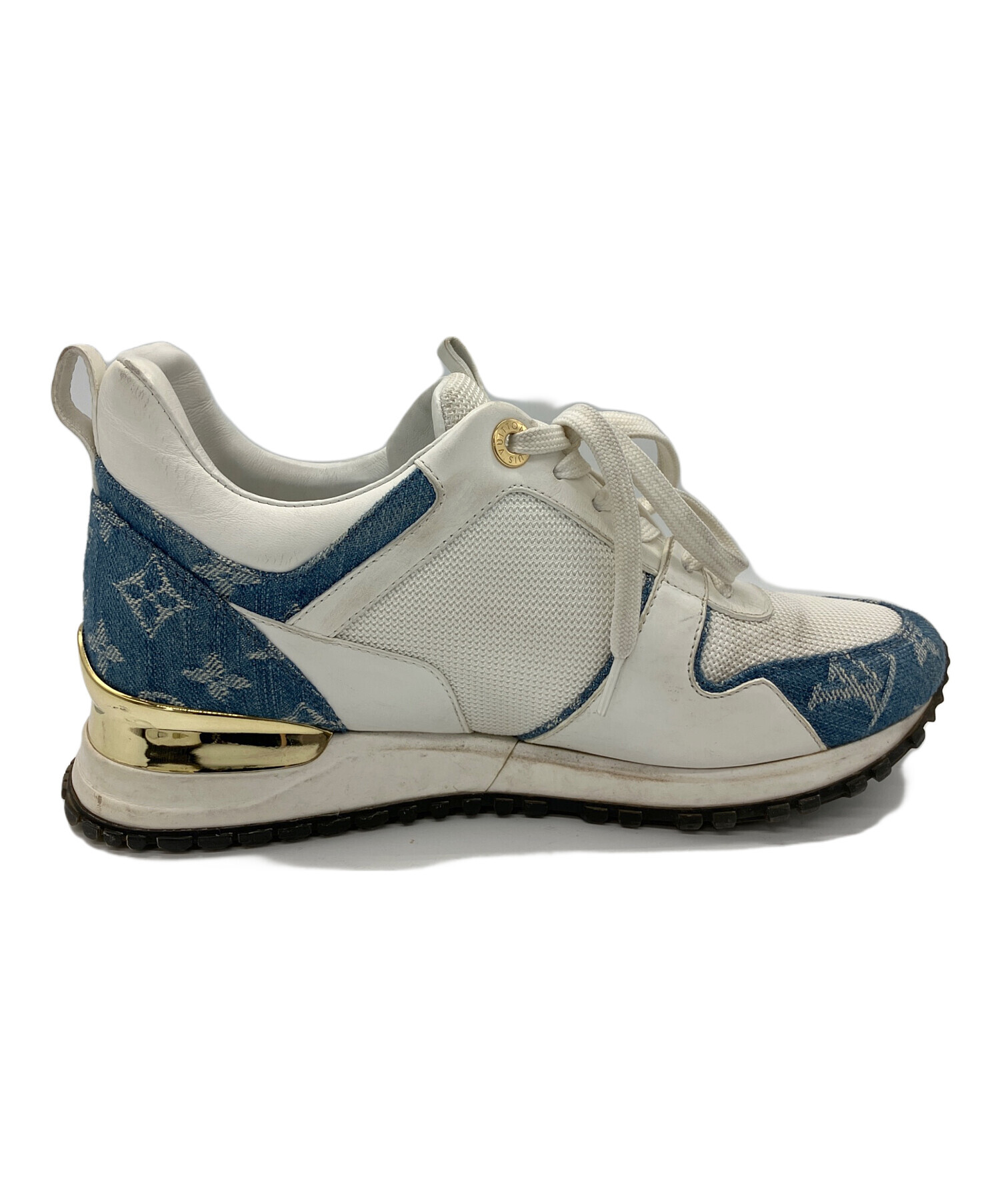 Louis Vuitton ホワイトスニーカー LOUIS VUITTON 【未使用/美品】＜38=約24.5cm＞ルイ・ヴィトン