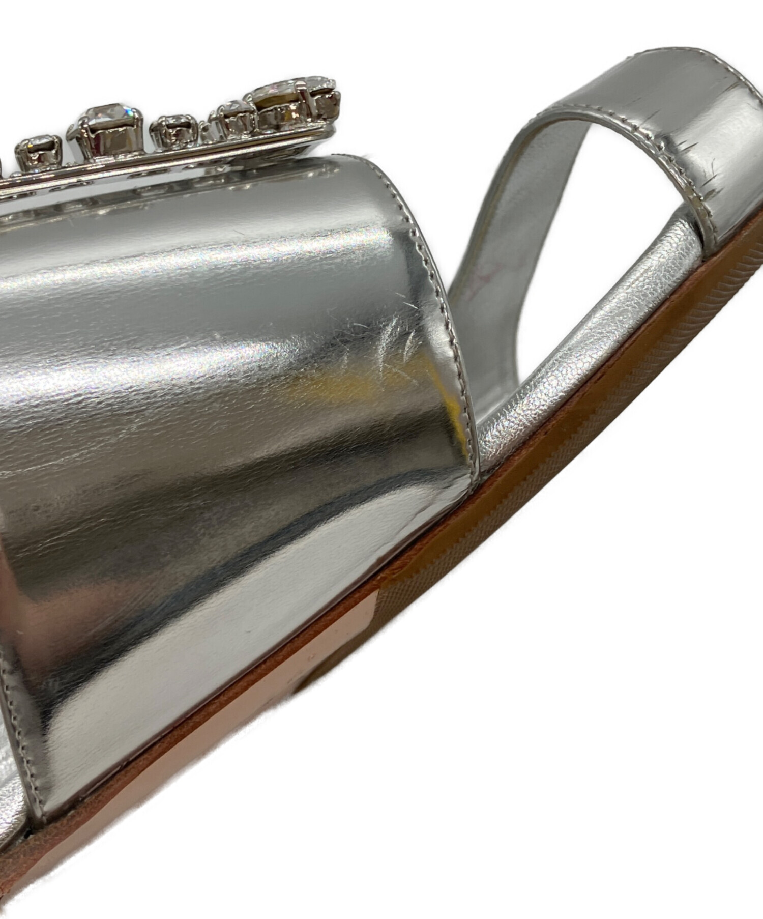 ほぼ未使用 Roger Vivier ロジェヴィヴィエ クリスタルビジュー 
