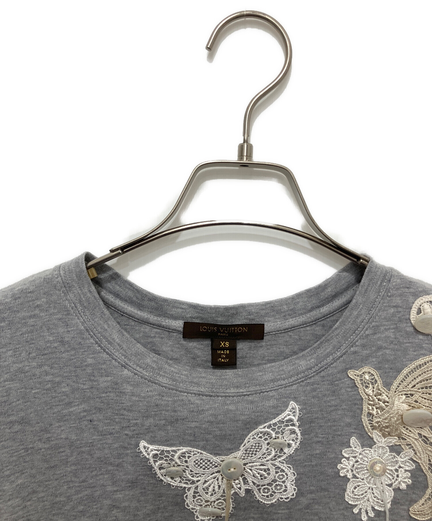中古・古着通販】LOUIS VUITTON (ルイ ヴィトン) ロゴボタンTシャツ