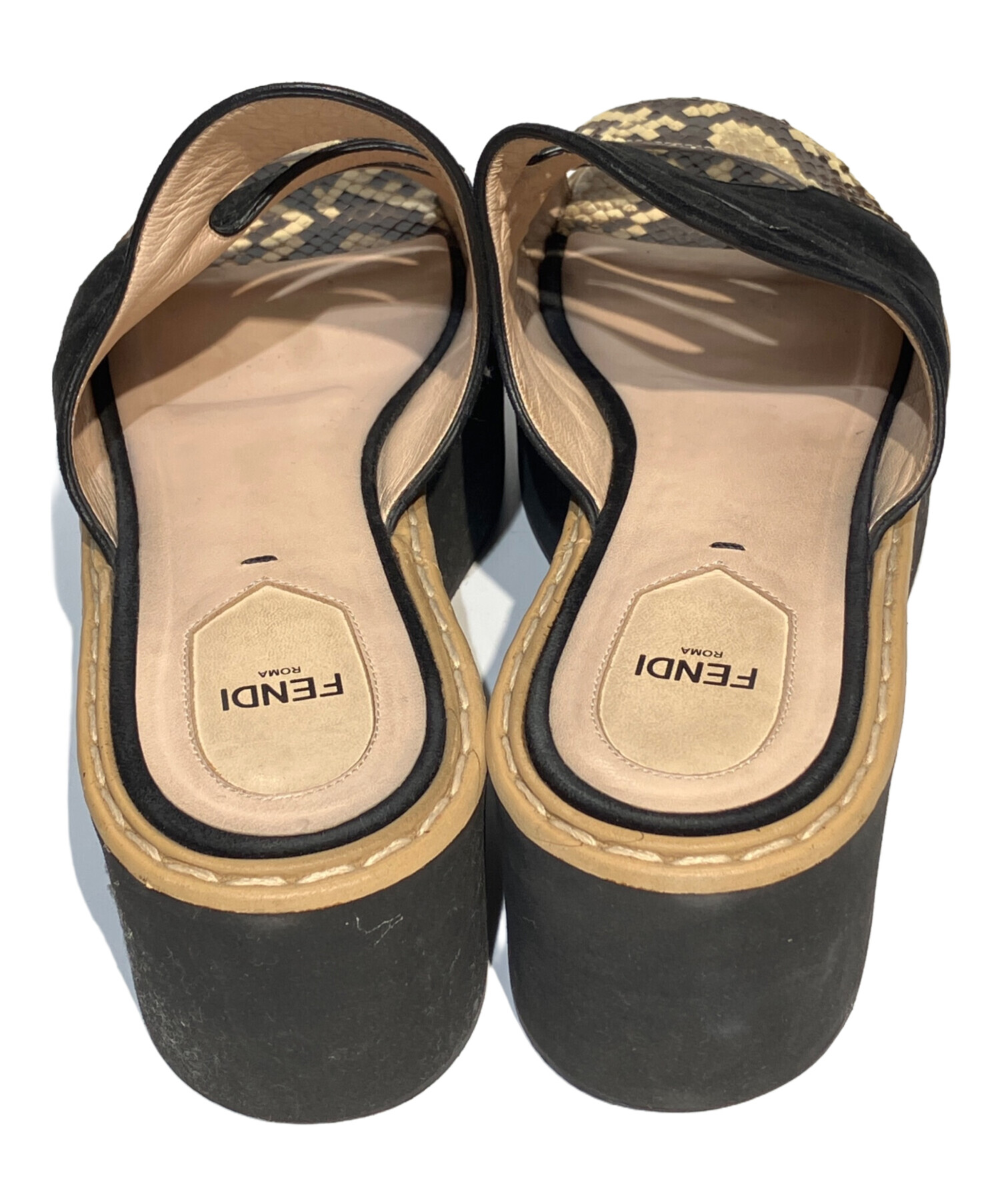 中古・古着通販】FENDI (フェンディ) プラットフォームサンダル