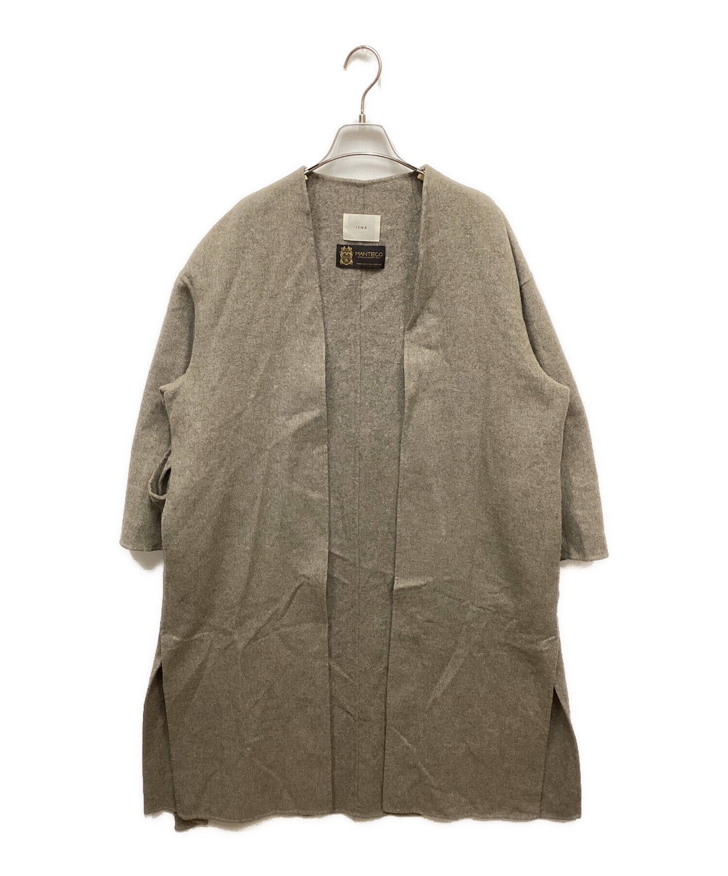 中古・古着通販】IENA (イエナ) MANTECO ダブルフェイスコート グレー 