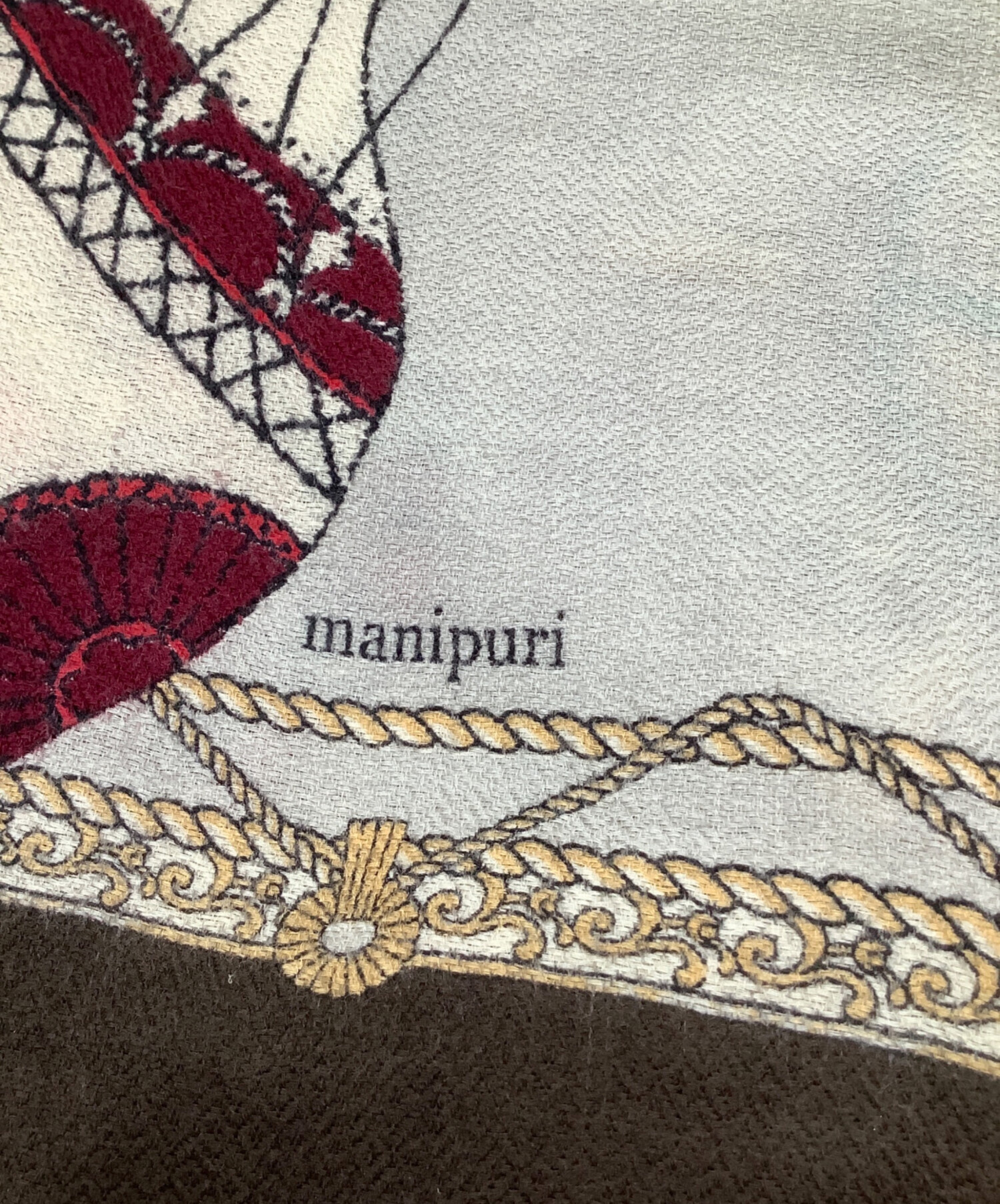 中古・古着通販】manipuri (マニプリ) 大判ストール ベージュ