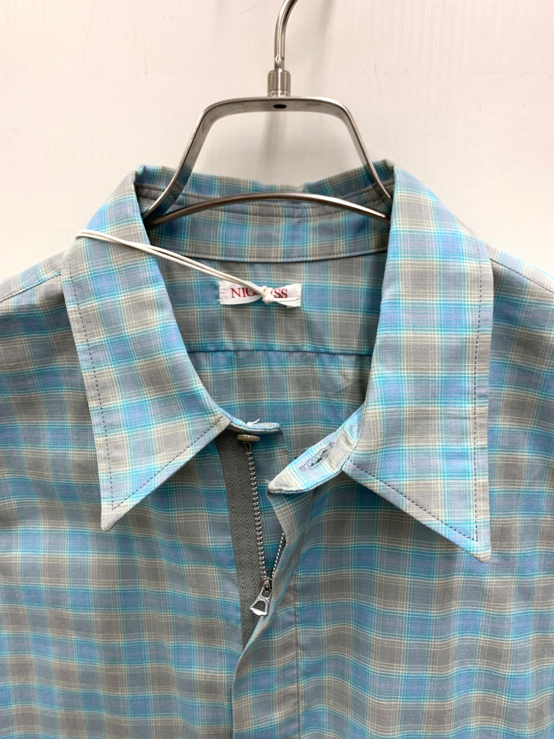 中古・古着通販】NICENESS (ナイスネス) BOLLES - ジップアップシャツ