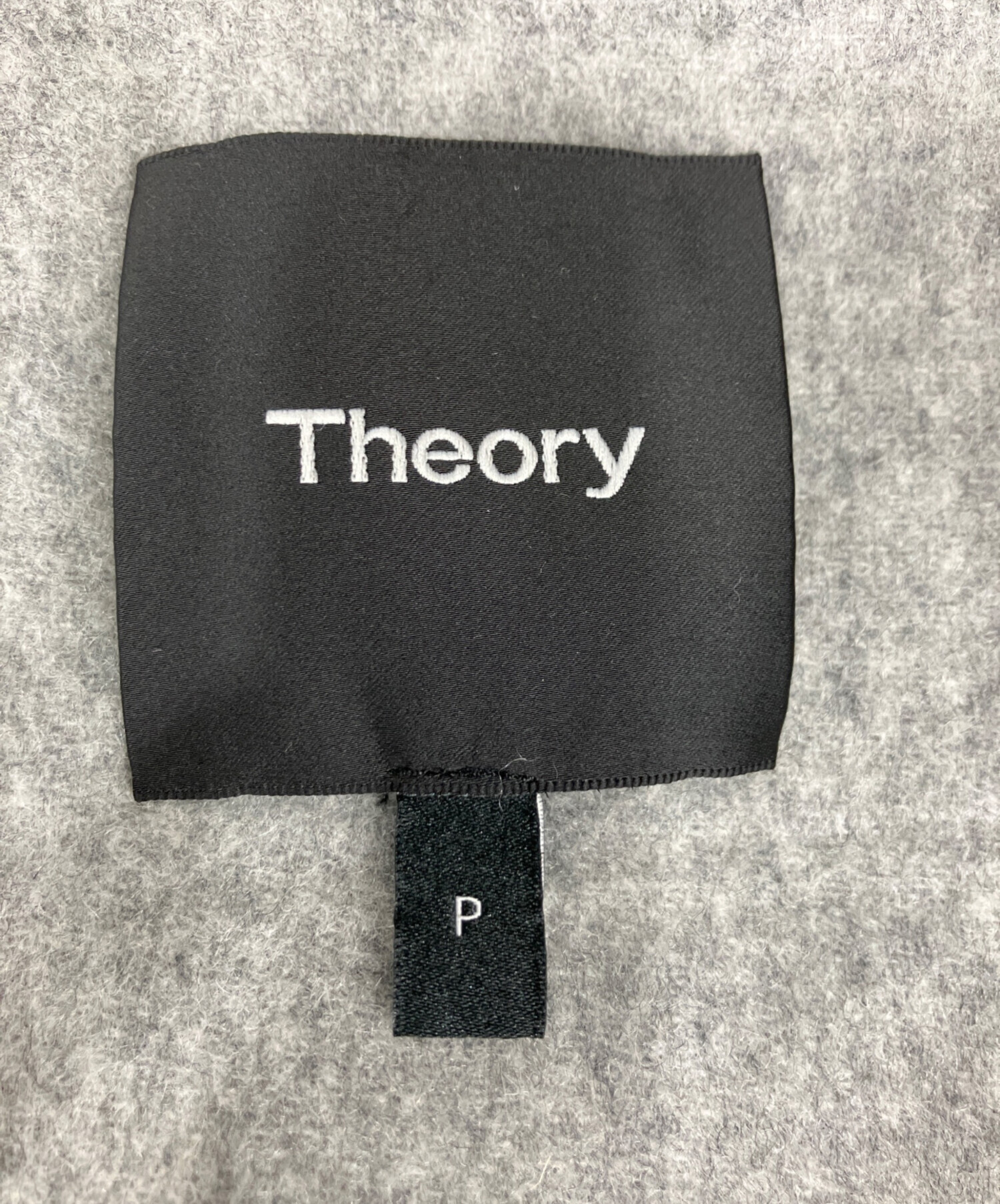 中古・古着通販】theory (セオリー) コート グレー サイズ:P｜ブランド