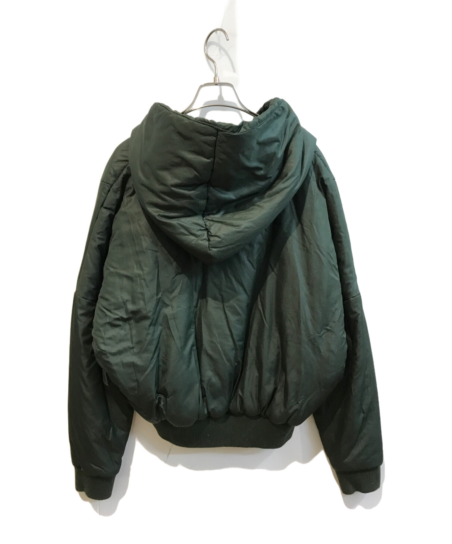 中古・古着通販】NSF (エヌエスエフ) ミリタリーブルゾン グリーン 