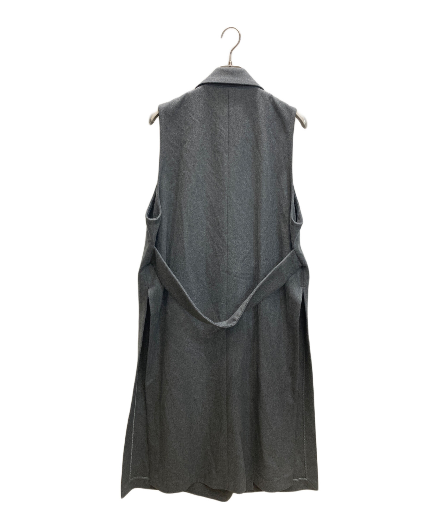 中古・古着通販】SACRA (サクラ) ライトメルトンジレ グレー サイズ:38