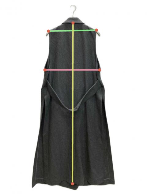 中古・古着通販】SACRA (サクラ) ライトメルトンジレ グレー サイズ:38