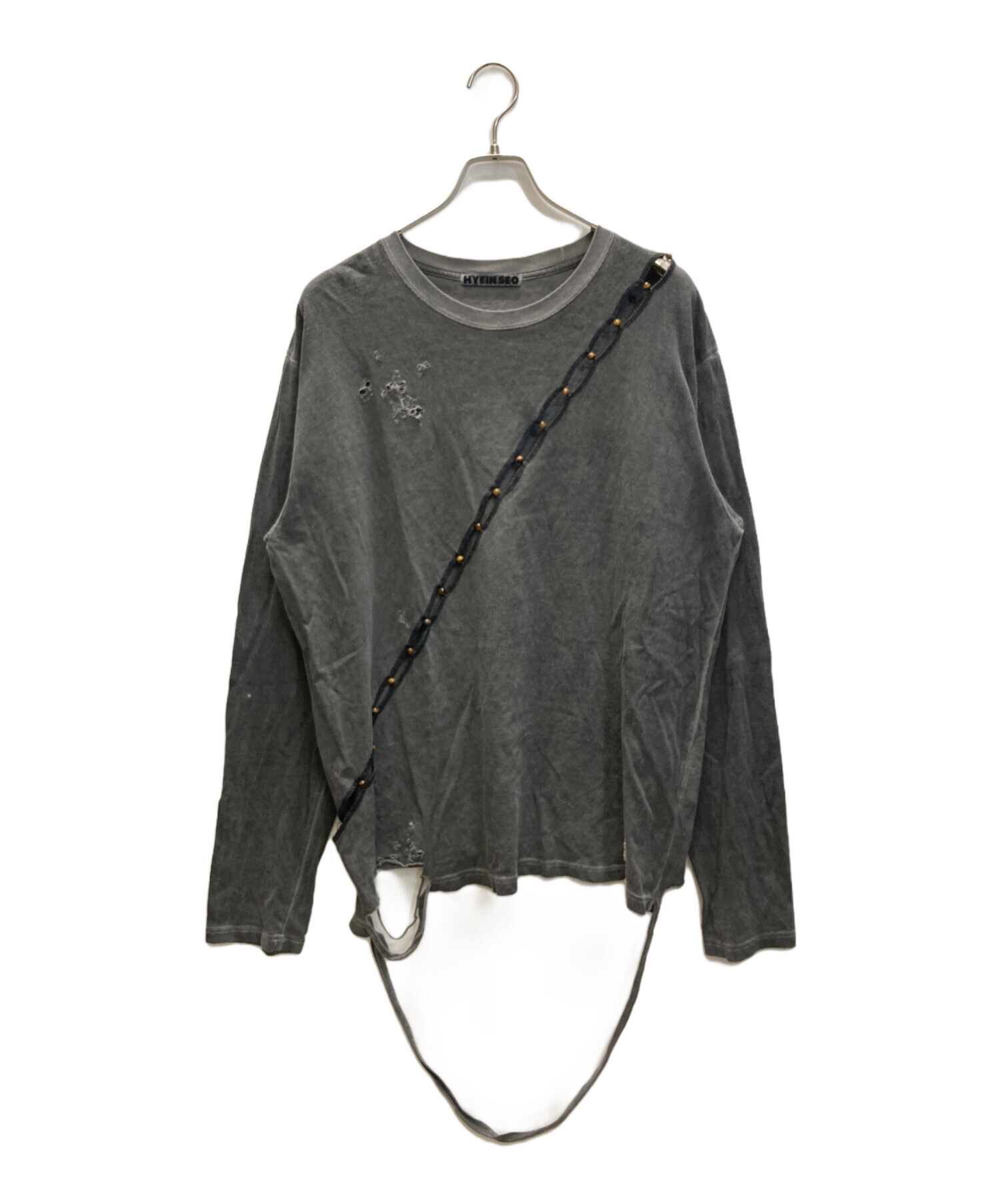 中古・古着通販】HYEIN SEO (ヘインソ) SLASHED LONG SLEEVEカットソー 