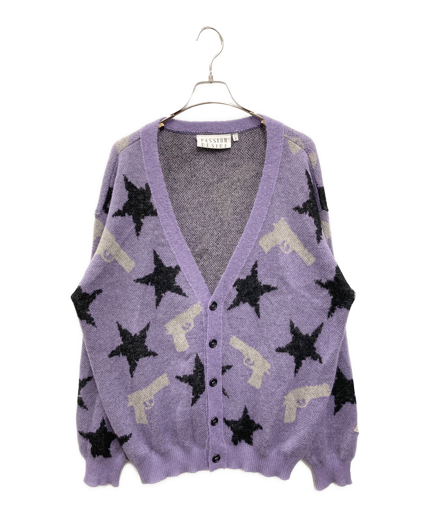 el conductorH モヘアニットカーディガン el conductorH】コンダクター モヘアニット ハーツ カーディガン