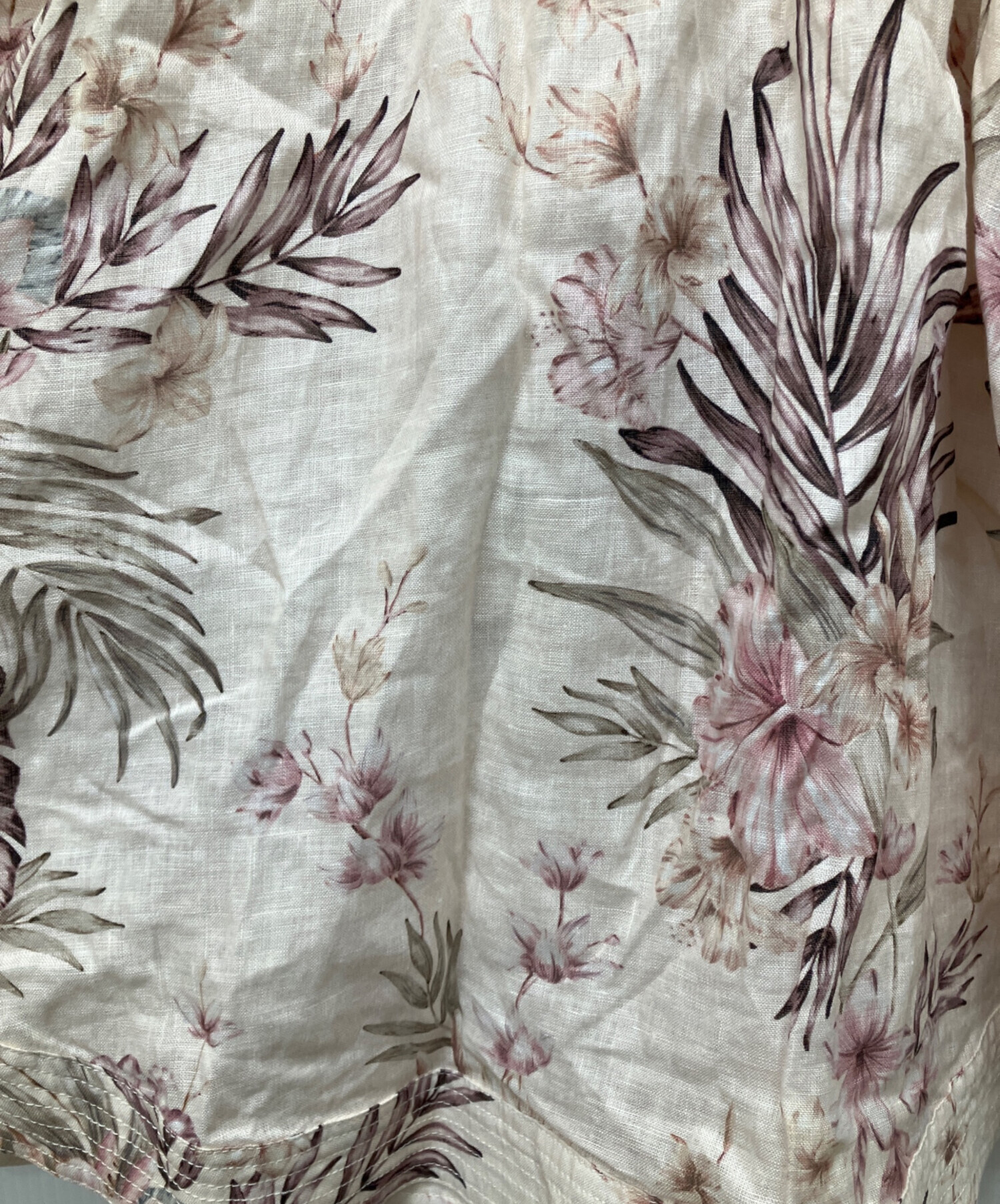 中古・古着通販】ZIMMERMANN (ジマーマン) 花柄リネンワンピース 