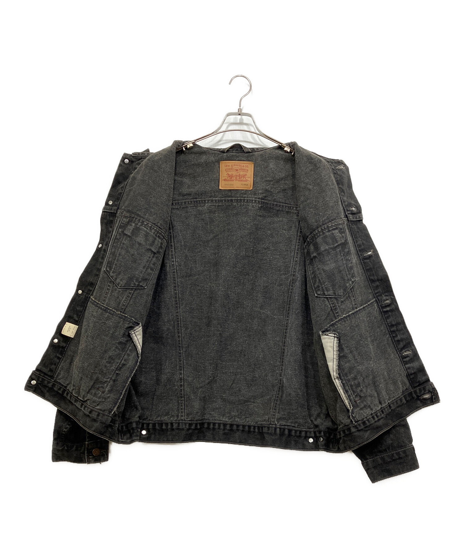 中古・古着通販】LEVI'S (リーバイス) 90'S ブラックデニムジャケット