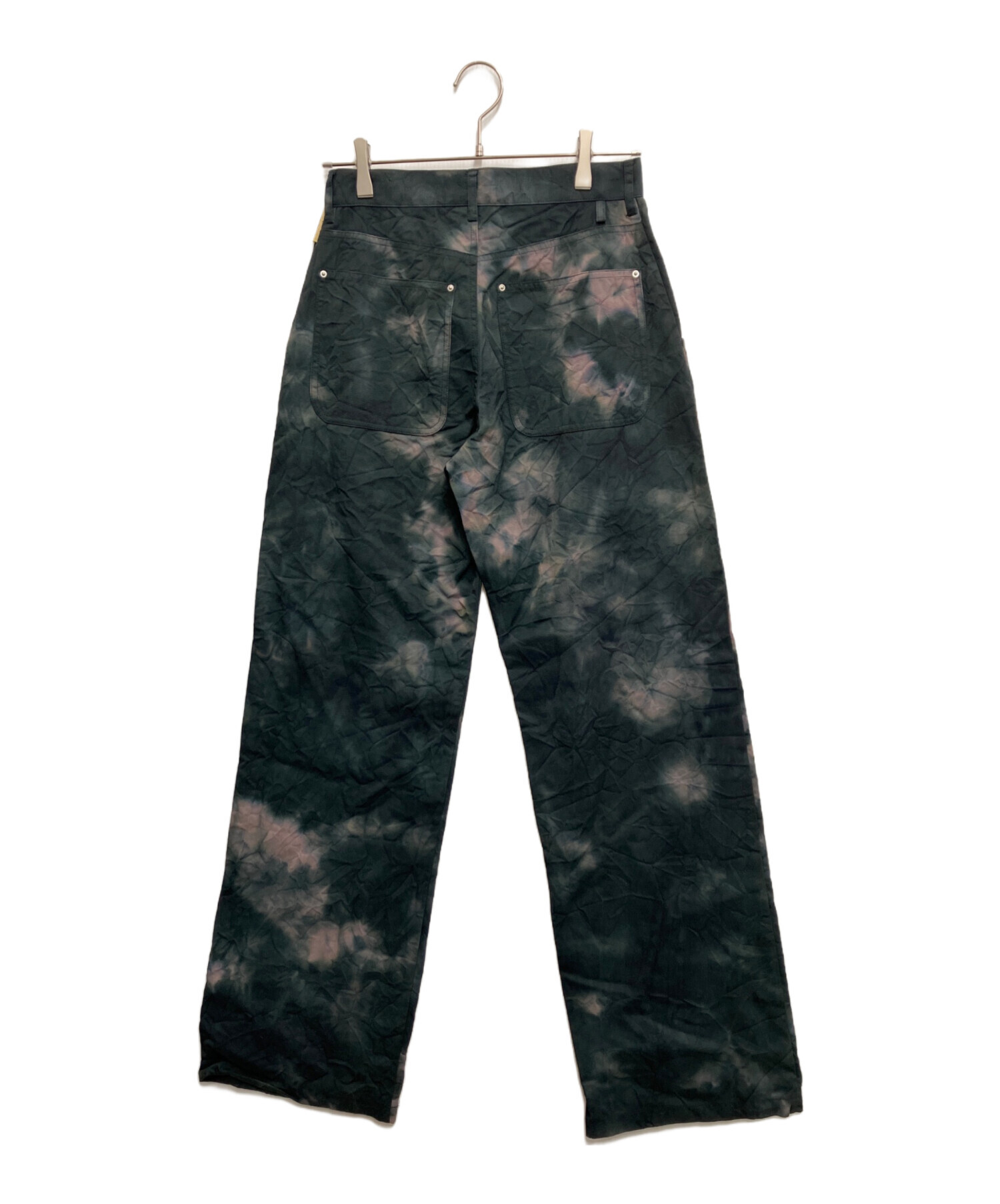 23AW irojikake イロジカケ CHECKED PT ツイード パンツ 中古・古着通販】Irojikake (イロジカケ) TIE-DYE PANTS グレー サイズ