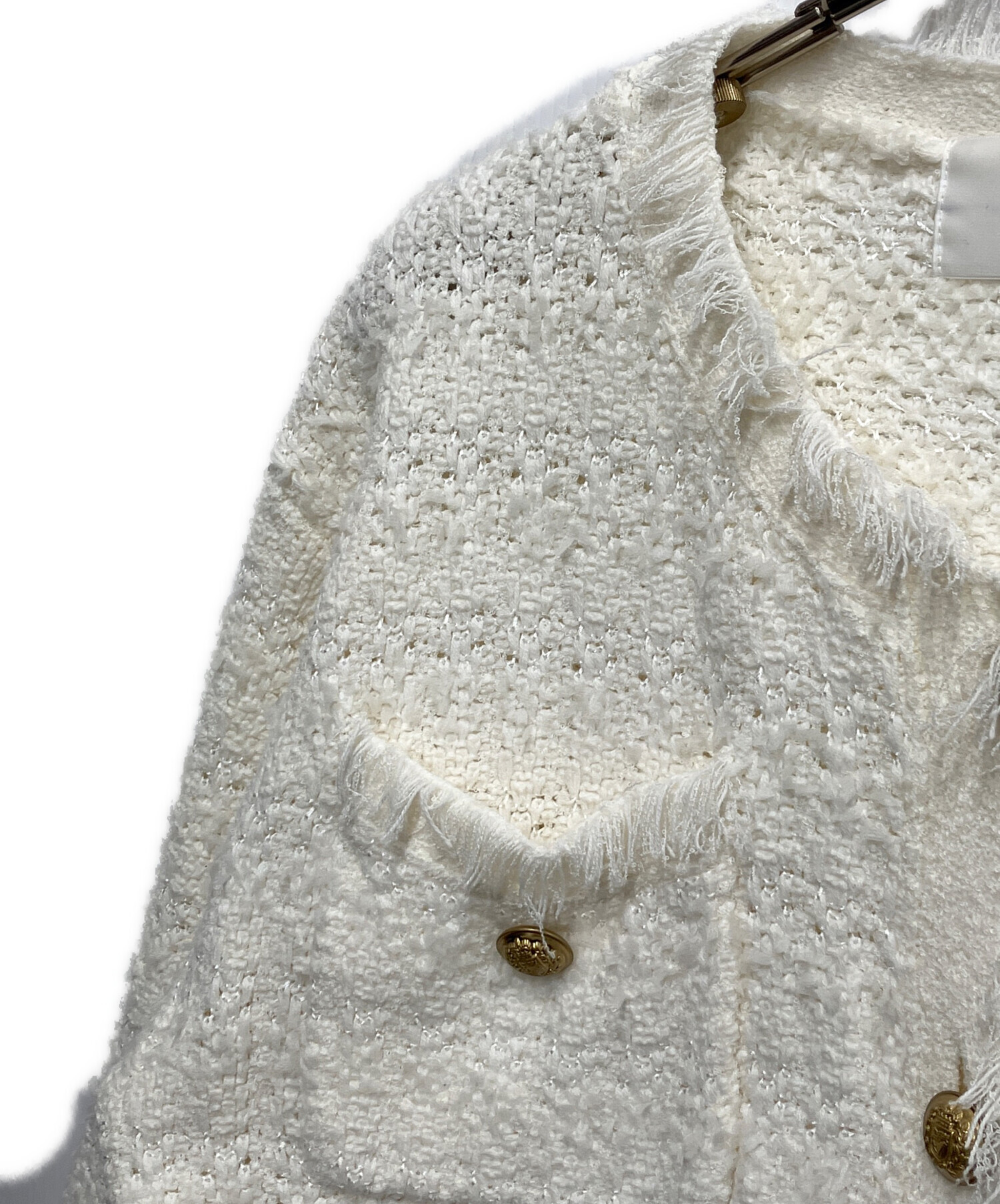 中古・古着通販】Whim Gazette (ウィムガゼット) ツイードニット