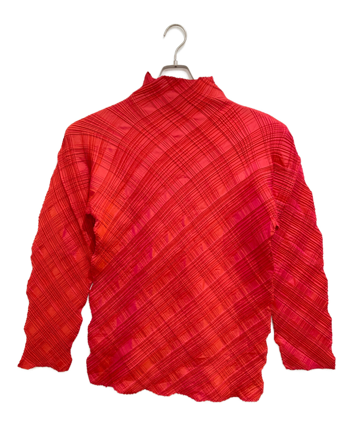 中古・古着通販】ISSEY MIYAKE (イッセイミヤケ) チェックプリーツ