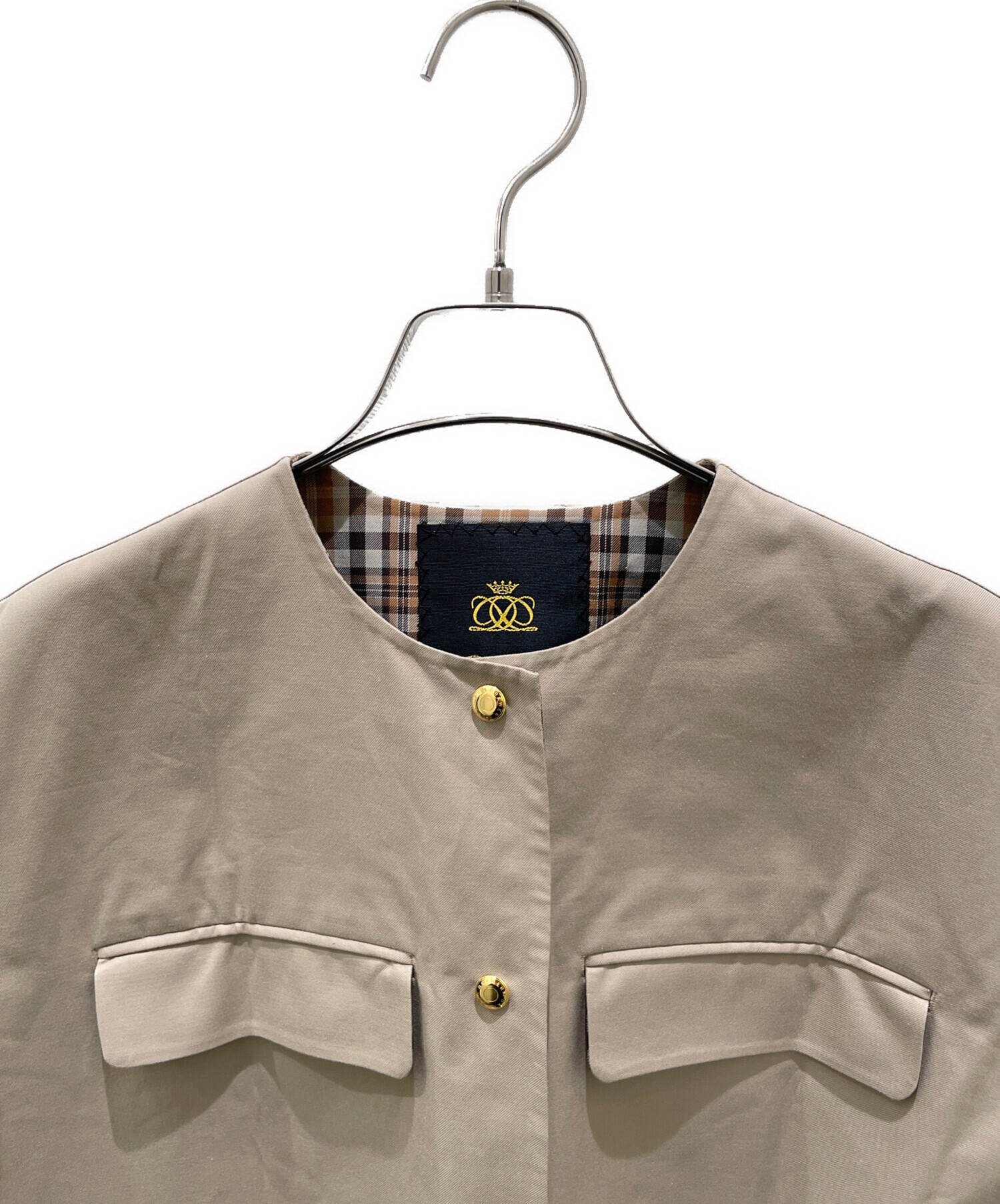 中古・古着通販】DRAWER (ドゥロワー) コットンナイロンケヌキノー