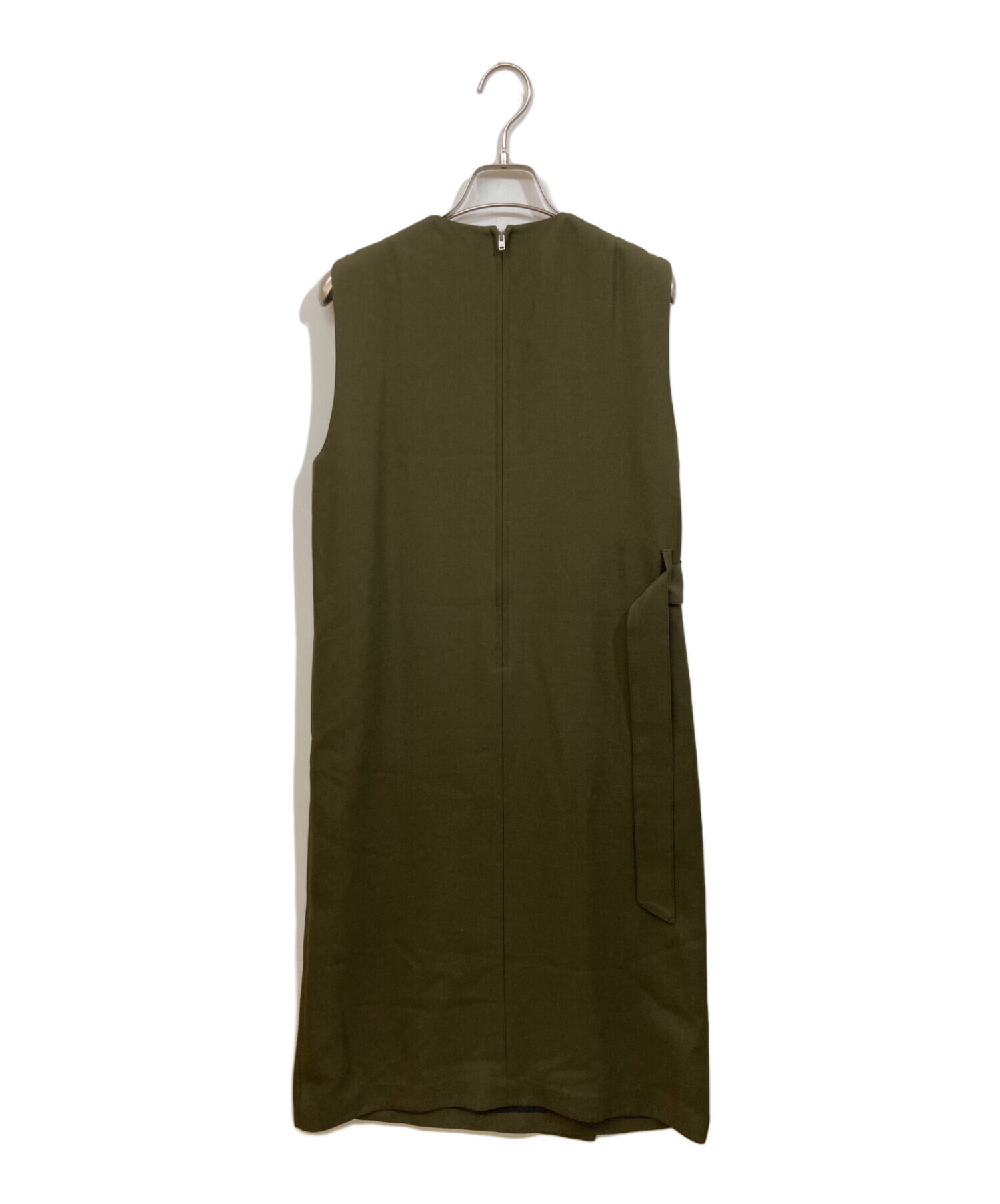 中古・古着通販】HYKE (ハイク) ノースリーブラップワンピース 