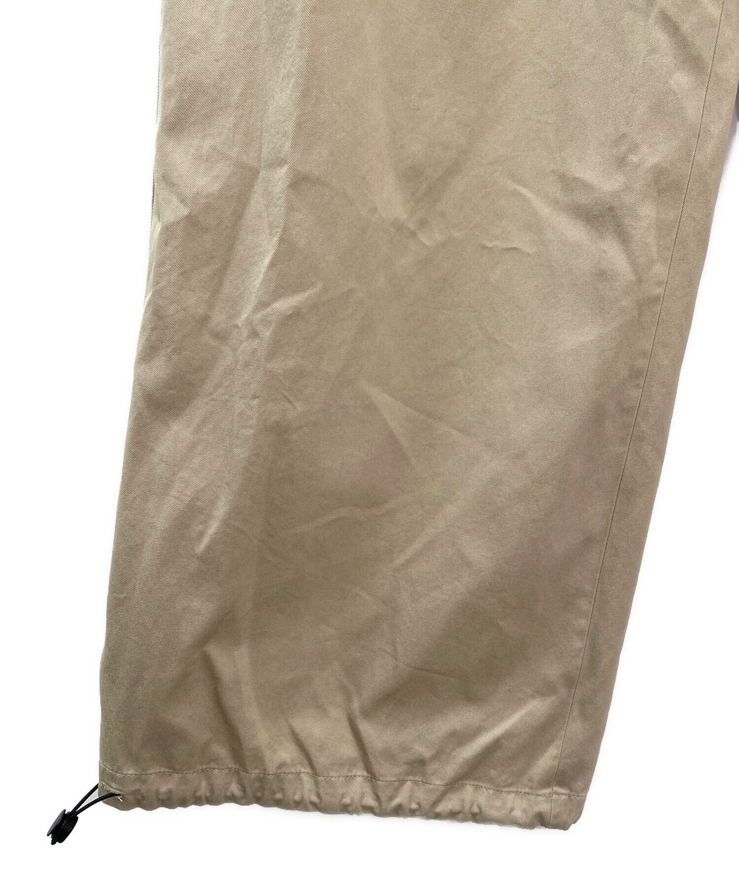 MM6 Maison Margiela ベージュワイドパンツ MM6 MAISON MARGIELA ワイドレッグパンツ ベージュ