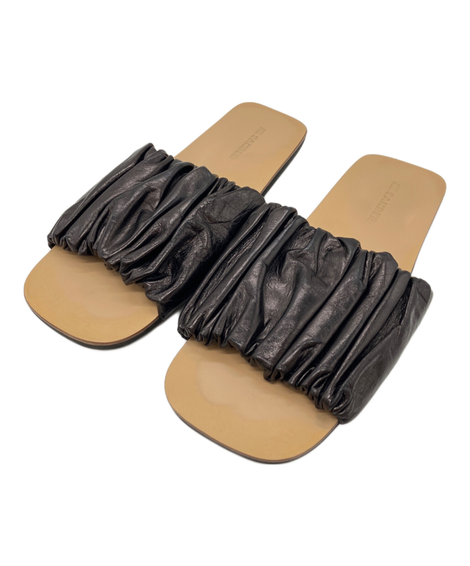 中古・古着通販】JIL SANDER (ジルサンダー) ギャザースライドレザー 