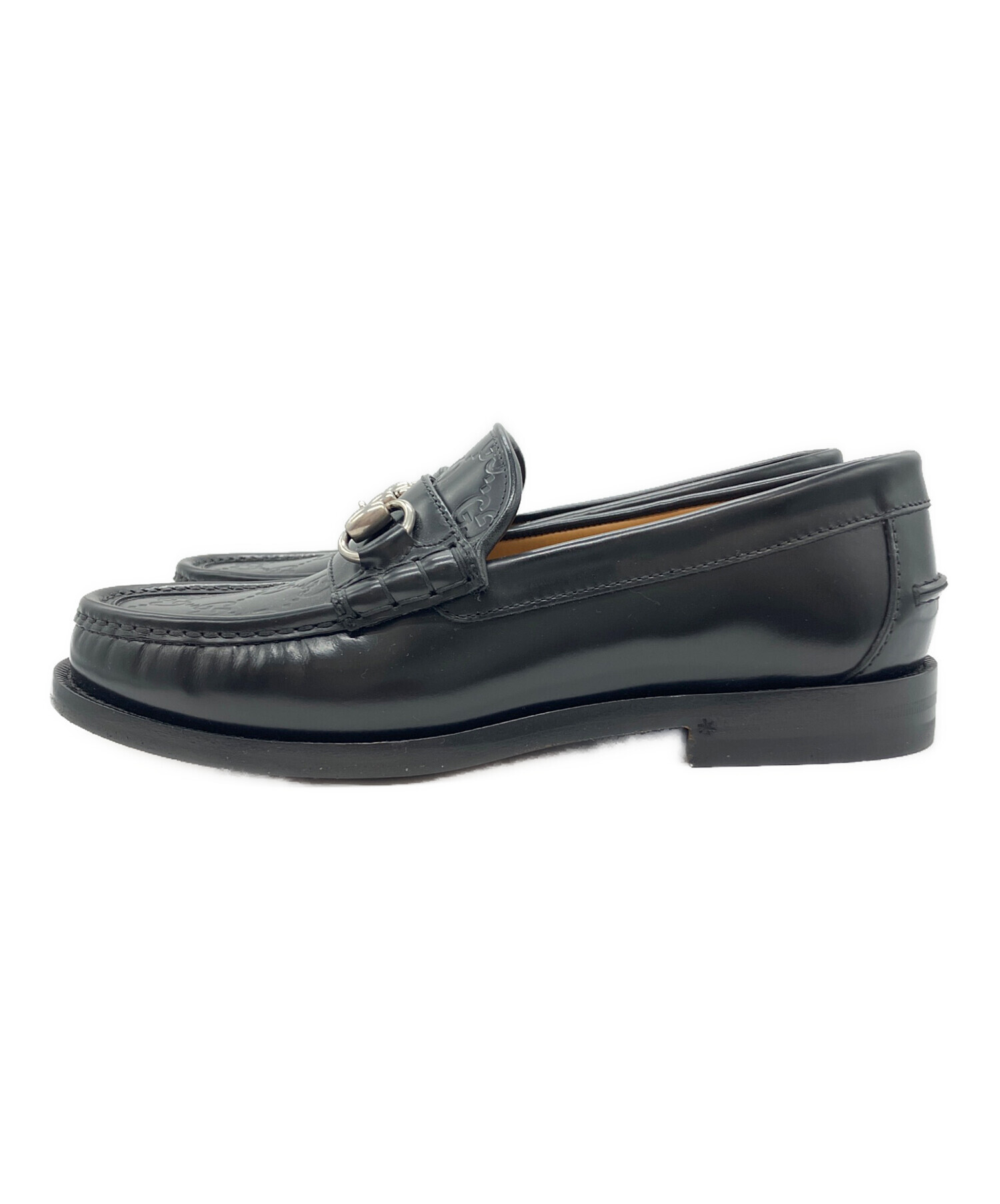 中古・古着通販】GUCCI (グッチ) ビットローファー ブラック サイズ:5