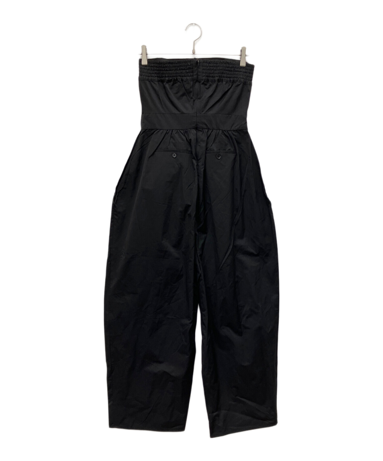 ànuke Wide Bare Combinaison 中古・古着通販】anuke (アンヌーク) Wide Bare Combinaison ブラック